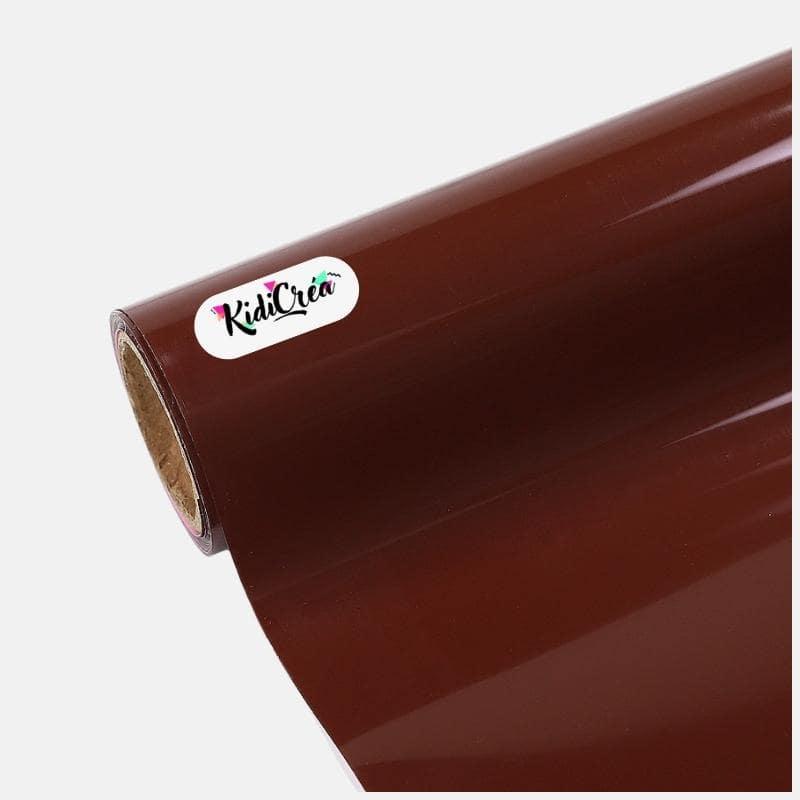 Flex Couleur Marron pressage à chaud (30cm à 120cm) - KidiCrea FLEX