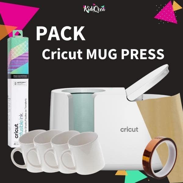 Cricut Mug Press - Machine seule ou Pack personnalisation de Mug et Tasses - KidiCrea CRICUT