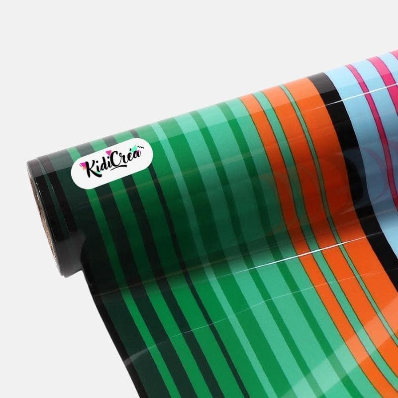 Flex Mexi-Style  vert pour flocage textile – Motifs mexicains en 4 modèles colorés