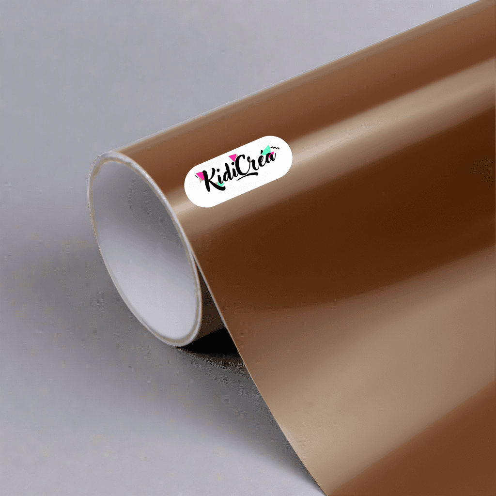 Vinyle Adhésif Mat disponible en 26 couleurs éclatantes pour la personnalisation d'objets. Finition mate, découpe facile. Compatible Cricut.