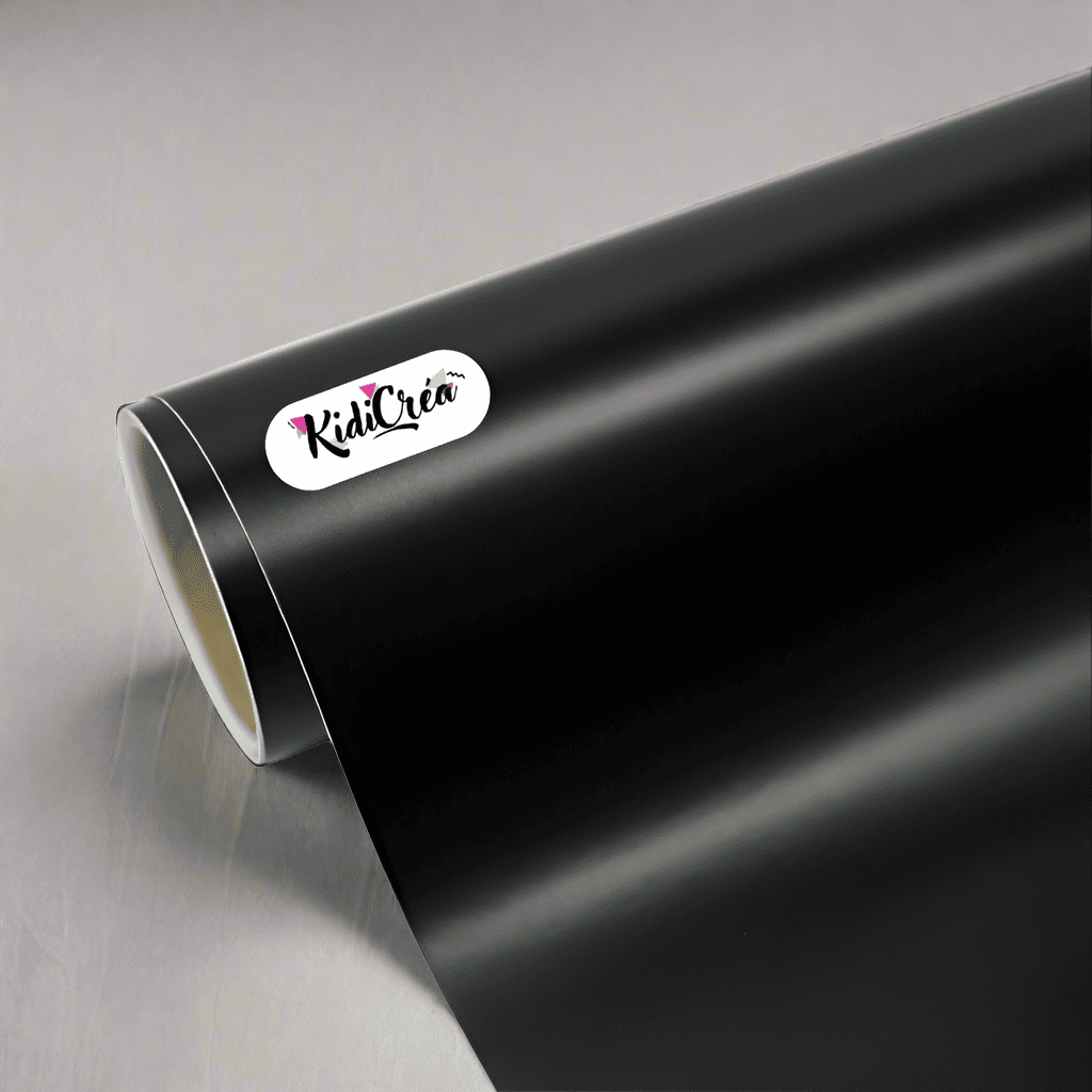 Vinyle Adhésif Mat disponible en 26 couleurs éclatantes pour la personnalisation d'objets. Finition mate, découpe facile. Compatible Cricut.