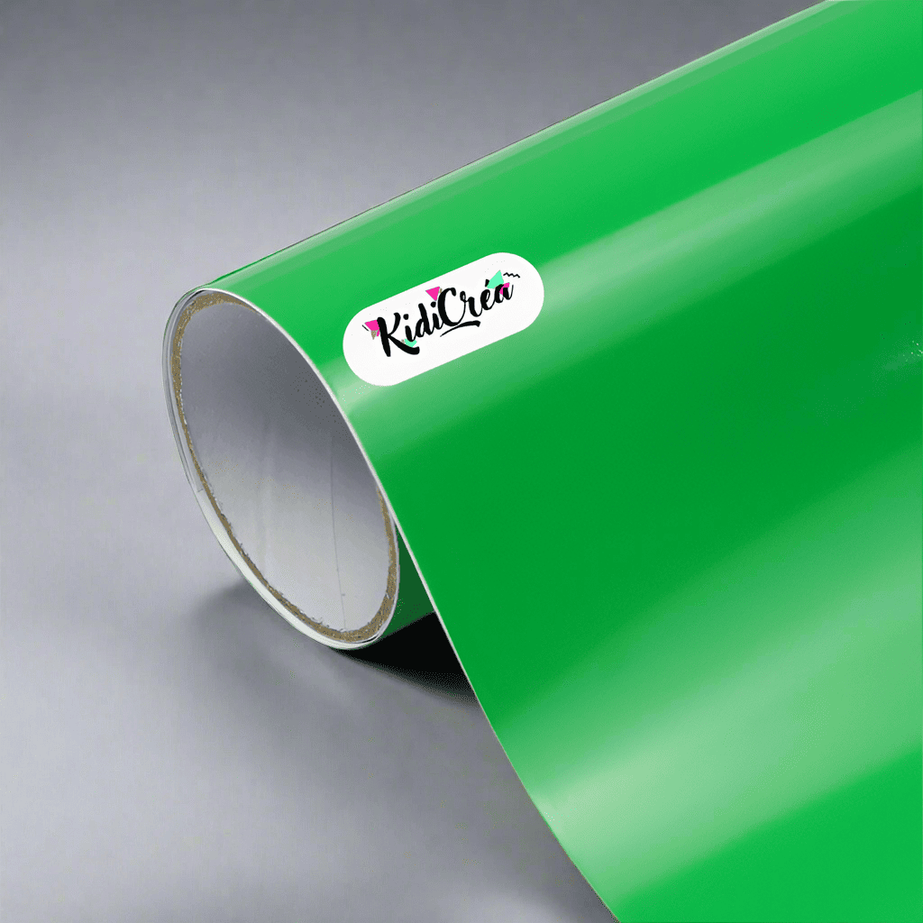 Vinyle Adhésif Mat disponible en 26 couleurs éclatantes pour la personnalisation d'objets. Finition mate, découpe facile. Compatible Cricut.