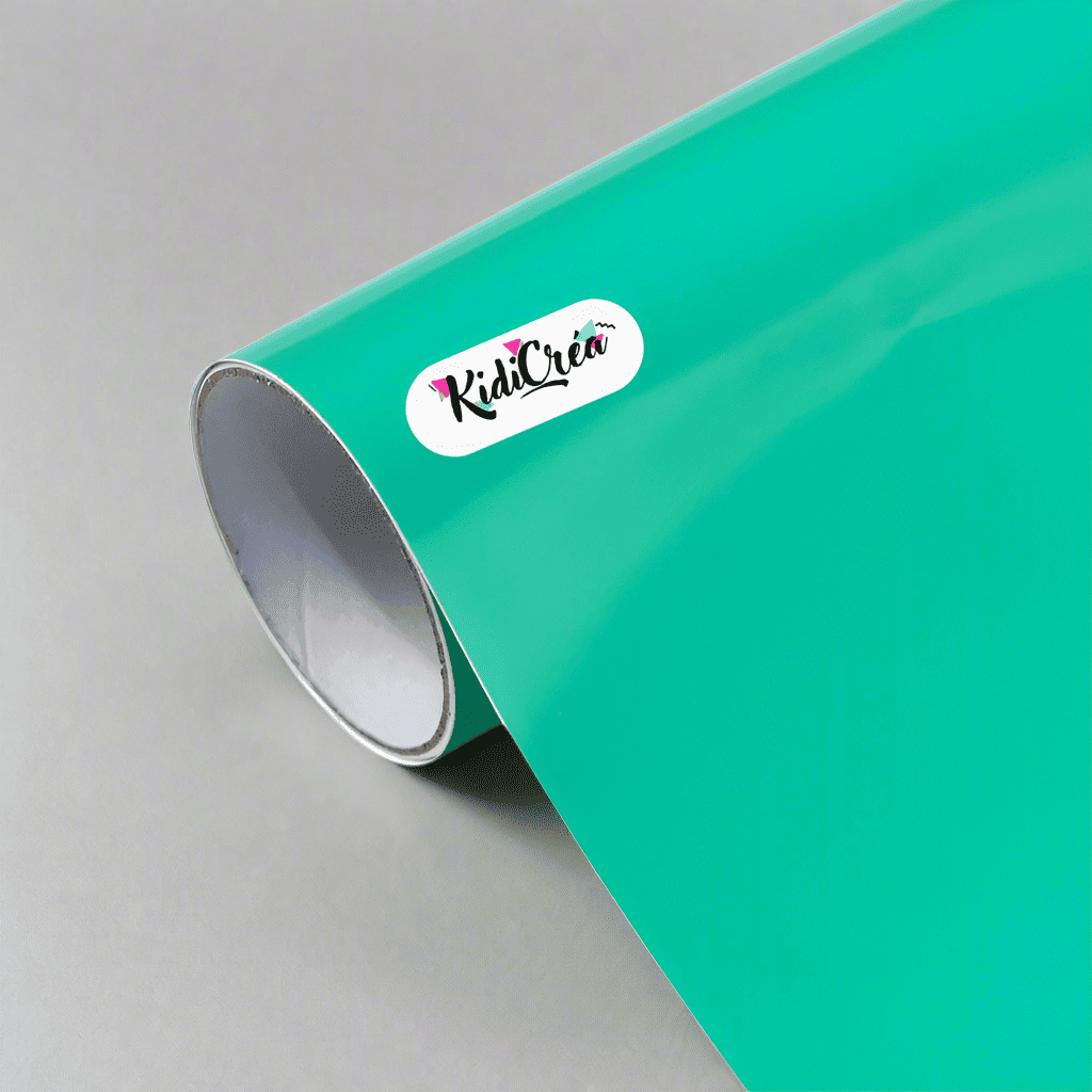 Vinyle Adhésif Mat disponible en 26 couleurs éclatantes pour la personnalisation d'objets. Finition mate, découpe facile. Compatible Cricut.