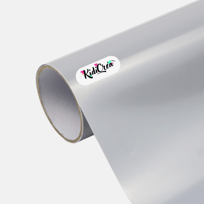 Vinyle adhésif Couleur Mat Gris (de 30cm à 120cm) - KidiCrea