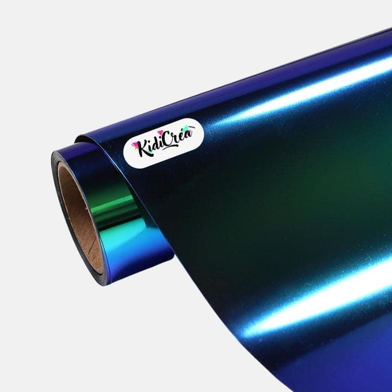 Flex Opale Bleu Vert pressage à chaud (30cm à 120cm) - KidiCrea FLEX