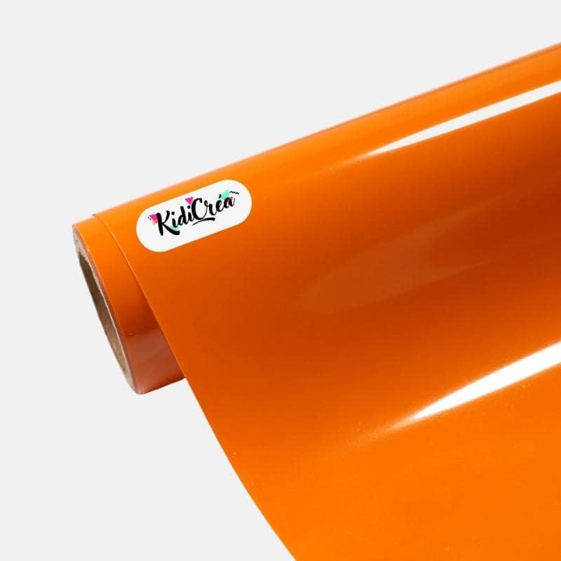 Flex Couleur Orange Clair pressage à chaud (30cm à 120cm) - KidiCrea FLEX