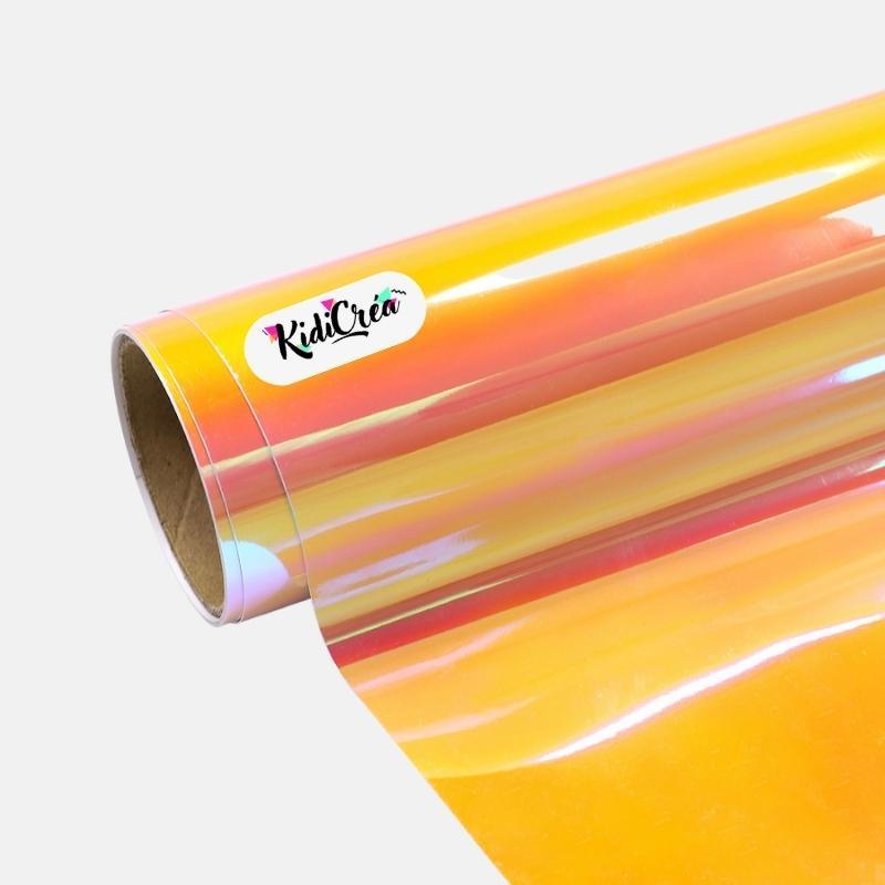 Vinyle adhésif Opale Pêche Jaune Rose (de 30 à 120cm) - KidiCrea VINYL