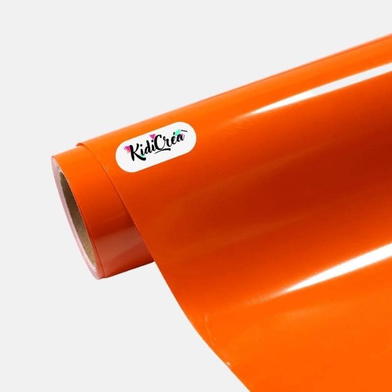 Flex Couleur Orange pressage à chaud (30cm à 120cm) - KidiCrea FLEX