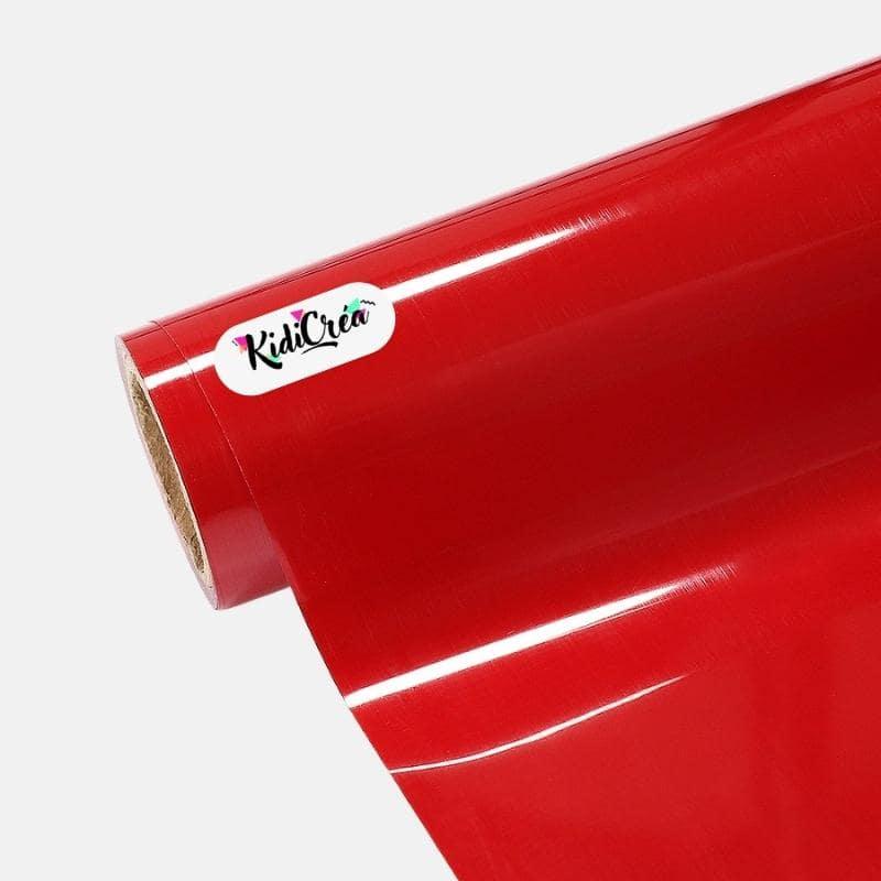 Flex Couleur Rouge pressage à chaud (30cm à 120cm) - KidiCrea FLEX