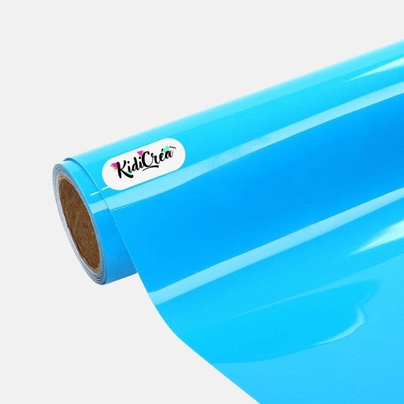 Flex Couleur Bleu Ciel pressage à chaud (30cm à 120cm) - KidiCrea FLEX