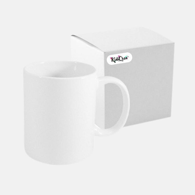 Mug Tasse blanche classe A+ 330 ml avec boîte- Cricut mug - KidiCrea