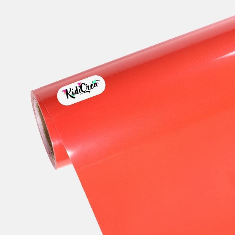 Flex Réfléchissant Rouge pressage à chaud (Feuille 30x30cm) - KidiCrea