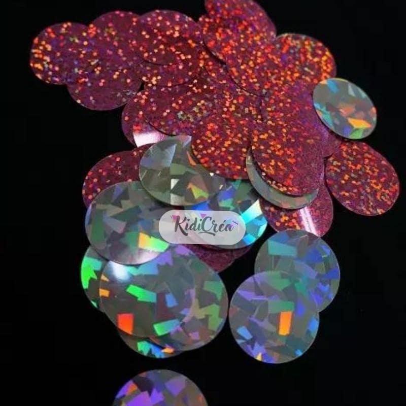 Flex Holographique Bleu Ciel Scintillant pressage à chaud (30cm à 60cm) - KidiCrea FLEX