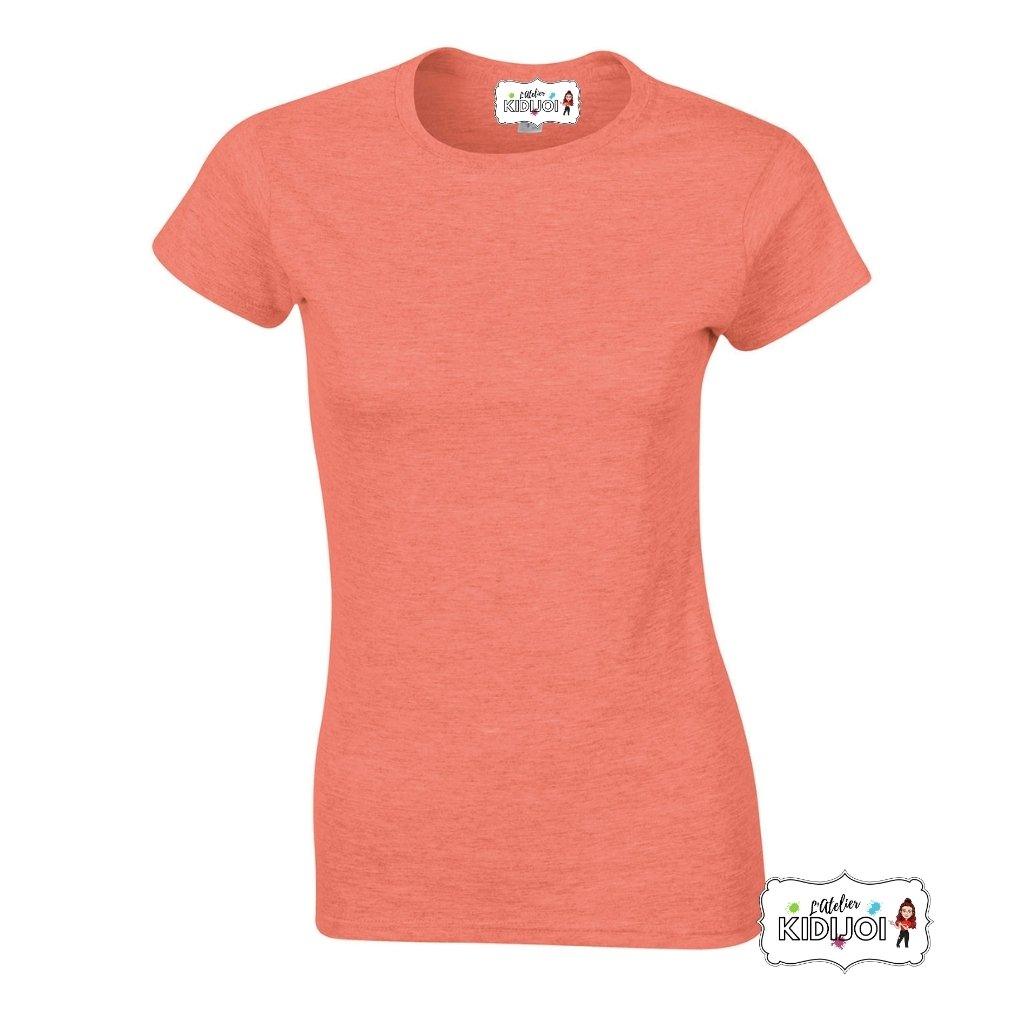 T-shirt Sublimation Femme Manches Courtes - (70% Polyester - Plusieurs coloris) - " Prix Club : à partir de 6,90€ " TEXTILE L'Atelier Kidijoi