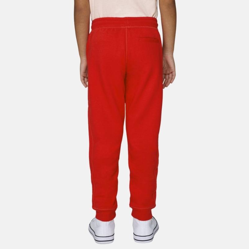 Pantalon style Jogging 100% Coton Bio Enfant Rouge à personnaliser - KidiCrea TEXTILE